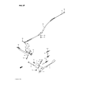 PROP STAND - REAR BRAKE