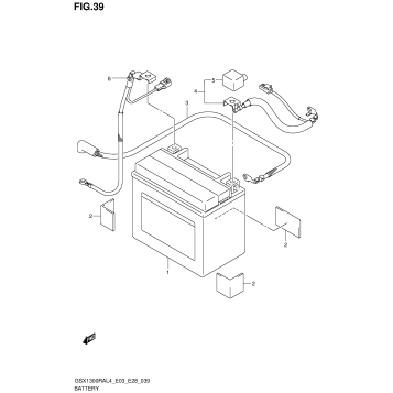 BATTERY (GSX1300RAL4 E33)