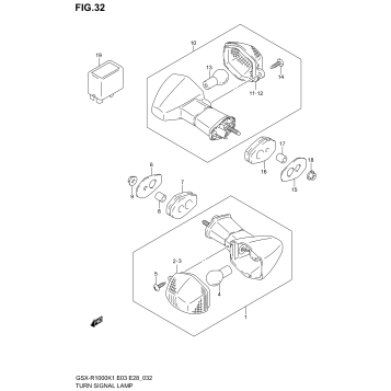TURN SIGNAL LAMP (MODEL K1)
