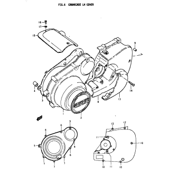 CRANKCASE LH COVER