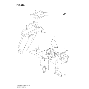 REAR FENDER (MODEL K4/K5/K6/K7)
