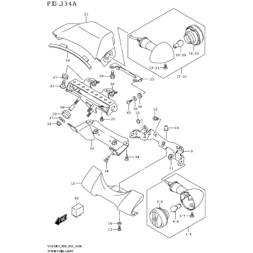 TURNSIGNAL LAMP (E33)