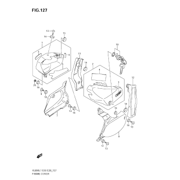 FRAME COVER (VL800C E3)
