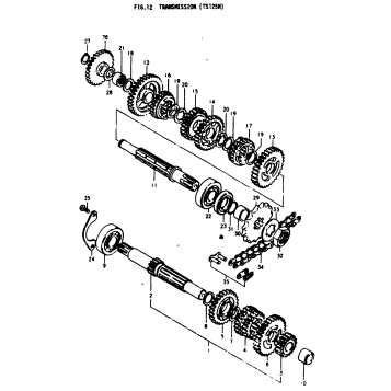 TRANSMISSION (TS125N)