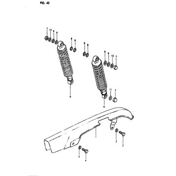 CHAIN CASE - SHOCK ABSORBER