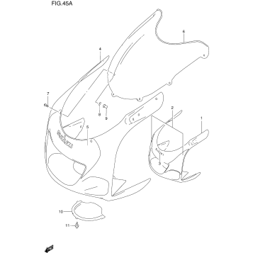 COWLING BODY (MODEL W)