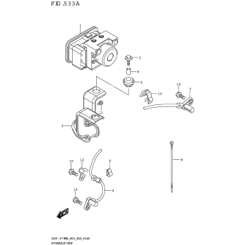 HYDRAULIC UNIT (GSX-S750A,GSX-S750ZA)