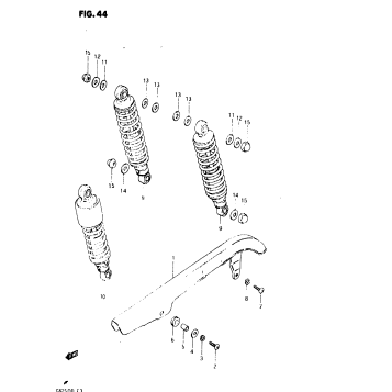 CHAIN CASE - SHOCK ABSORBER