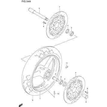 FRONT WHEEL (MODEL Y)