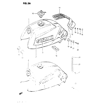 FUEL TANK (GS1150EF/EF2/EG)