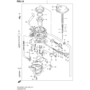 CARBURETOR (DR-Z400SL4 E33)