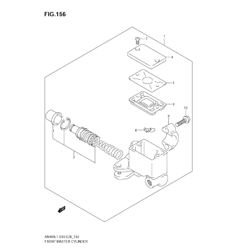 FRONT MASTER CYLINDER (AN400ZA L1 E28)
