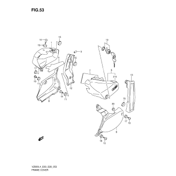 FRAME COVER (VZ800L4 E28)