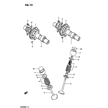 CAM SHAFT-VALVE