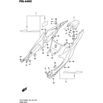 FRAME COVER (GSX-R1000ZA)