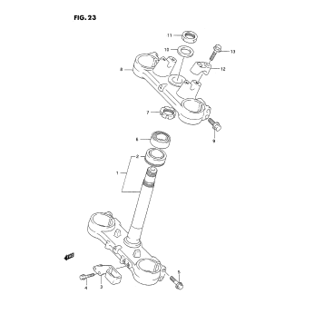 STEERING STEM (MODEL N)