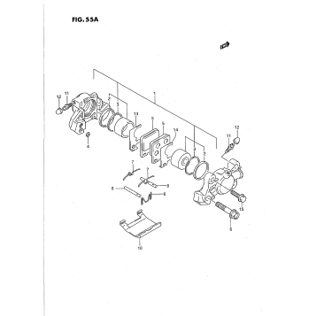 REAR CALIPER (MODEL R/S)
