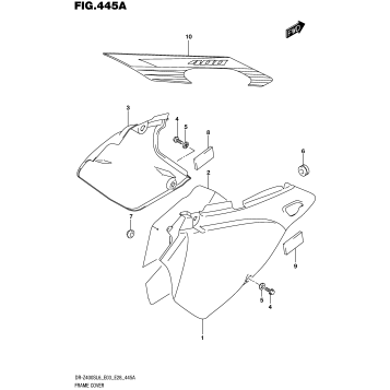 FRAME COVER (DR-Z400SL6 E03)