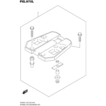 OPTIONAL (TOP CASE BRACKET SET)
