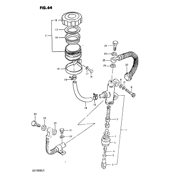 REAR MASTER CYLINDER (MODEL T)