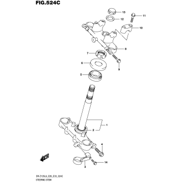 STEERING STEM (DR-Z125LL6 E33)