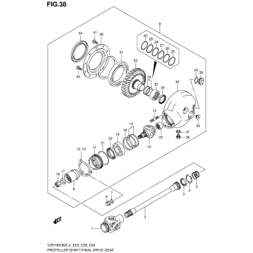 PROPELLER SHAFT/FINAL DRIVE GEAR