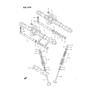 CAM SHAFT VALVE (N/P/R)