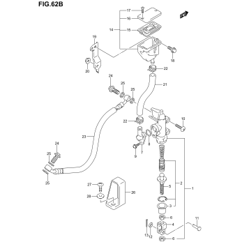 REAR MASTER CYLINDER (SV1000SK5)