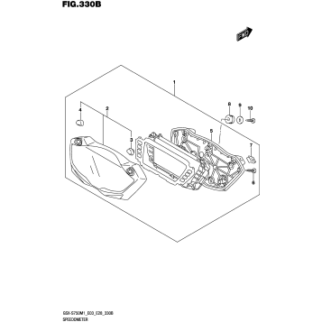 SPEEDOMETER (GSX-S750A,GSX-S750ZA:E03,E33)