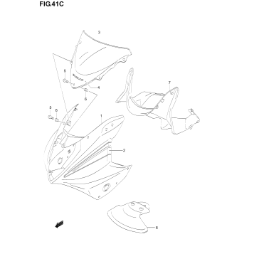 COWLING BODY (GS500FK6)
