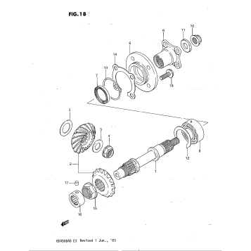 SECONDARY DRIVE GEAR