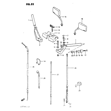 HANDLEBAR (GS1150EF/EF2/EG)