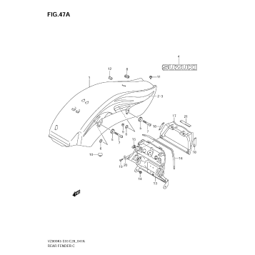 REAR FENDER (VZ800ZK7)