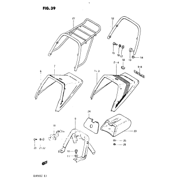 SEAT TAIL COVER (MODEL T)