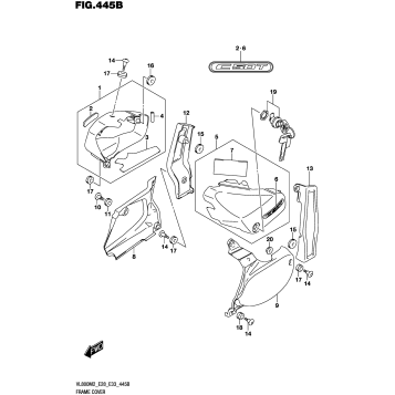 FRAME COVER (VL800T)