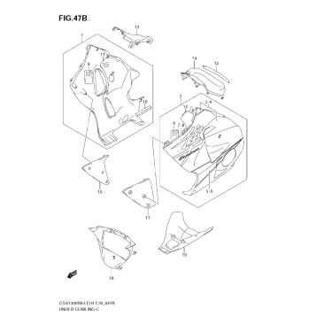 UNDER COWLING (GSX1300RK5)