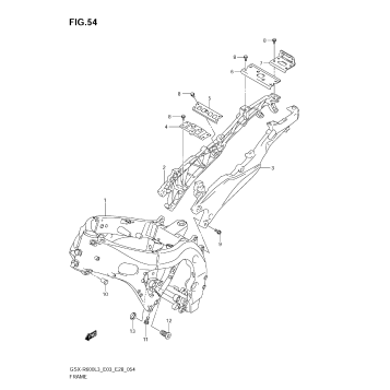 FRAME (GSX-R600L3 E28)