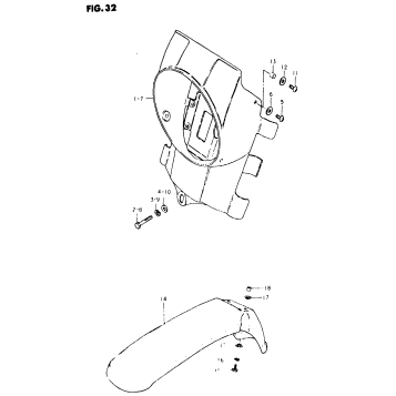 HEADLAMP HOUSING - FRONT FENDER