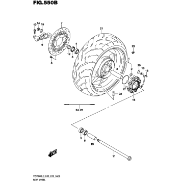 REAR WHEEL (VZR1800BZL8 E03)