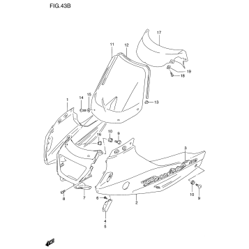 COWLING BODY (MODEL X)