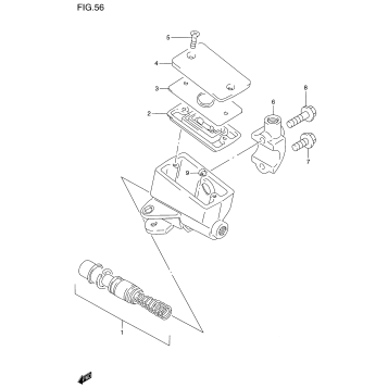 FRONT MASTER CYLINDER (GSF1200SV/SW/SX/SY)