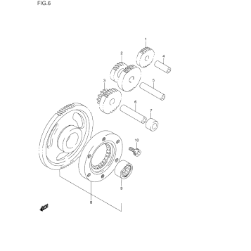 STARTER CLUTCH (MODEL R/S/T)