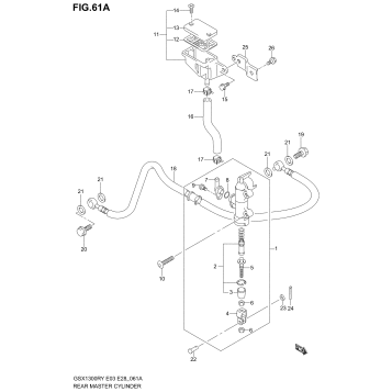 REAR MASTER CYLINDER (MODEL K3)