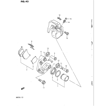 FRONT CALIPERS (MODEL J)