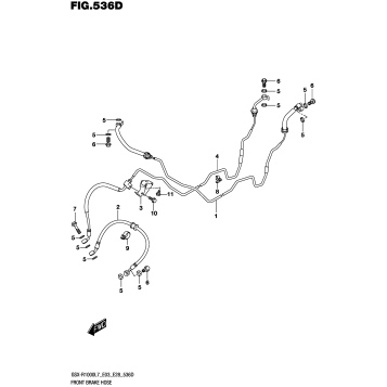 FRONT BRAKE HOSE (GSX-R1000AL7 E03)