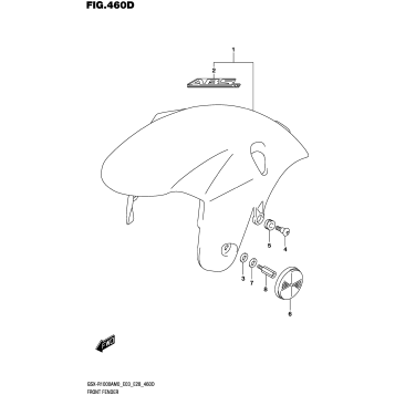 FRONT FENDER (GSX-R1000A)