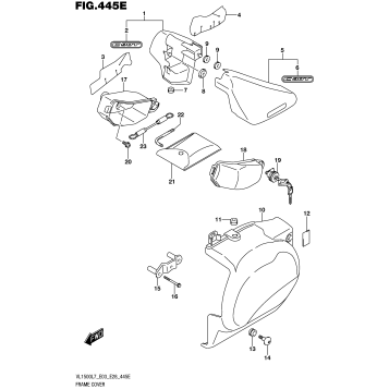 FRAME COVER (VL1500TL7 E03)