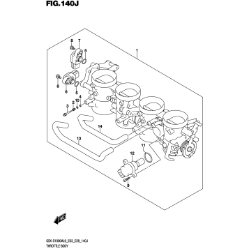 THROTTLE BODY (GSX-S1000AZL9 E33)