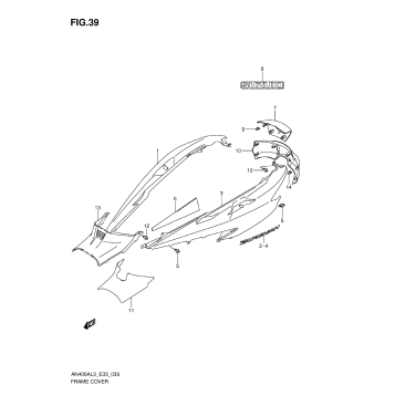 FRAME COVER (AN400AL3 E33)