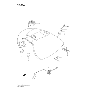 FUEL TANK (VL800CK6/CK7/CK8)